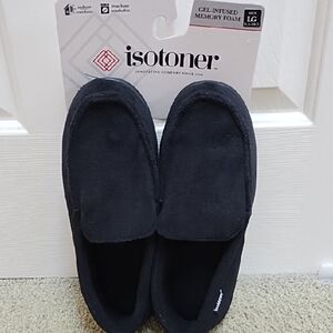 Isotoner Men's Memory Foam Slippers NWT! Sz. Large